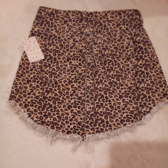 FREE PEOPLE Bailey Denim cheetah combo - Picture 9 of 9